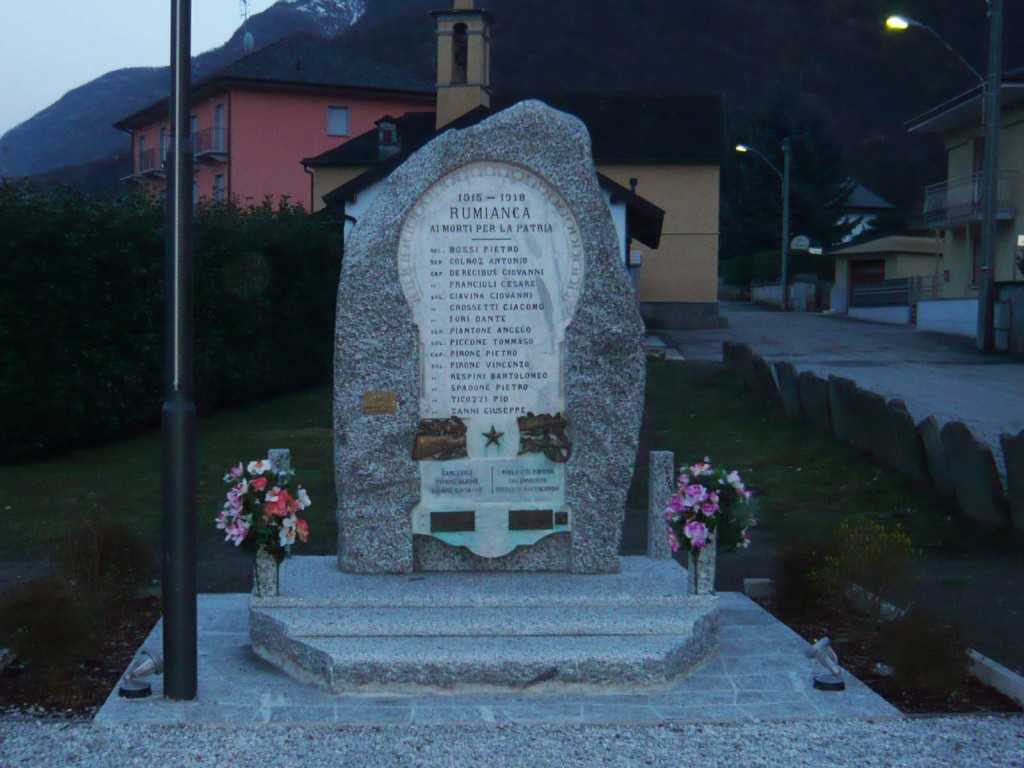 Monumento Caduti Rumianca